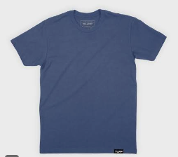 Blue tee